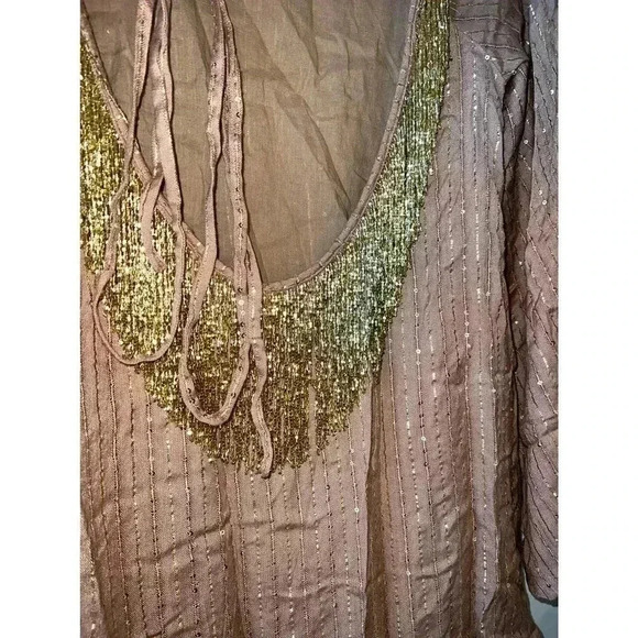 SUNDRESS dress with beads size xs/small - Picture 9 of 12